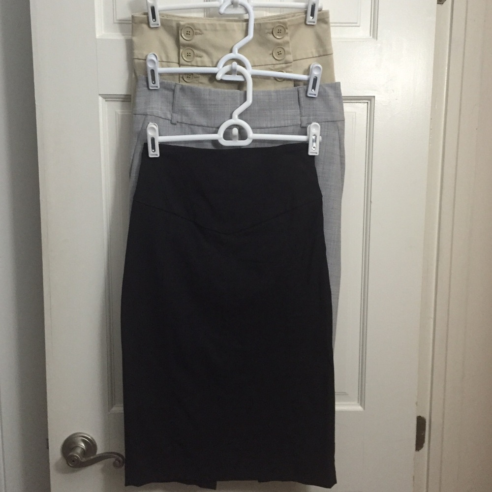 Bundle of three Express pencil skirts